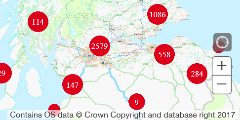 Map Cluster View